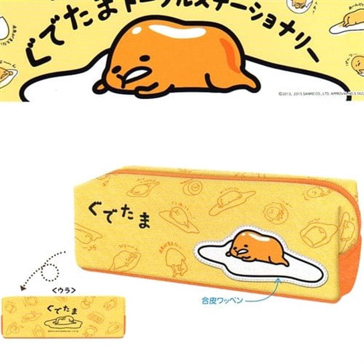 Sanrio Japan Gudetama Lazy Egg 72 Canvas Pouch