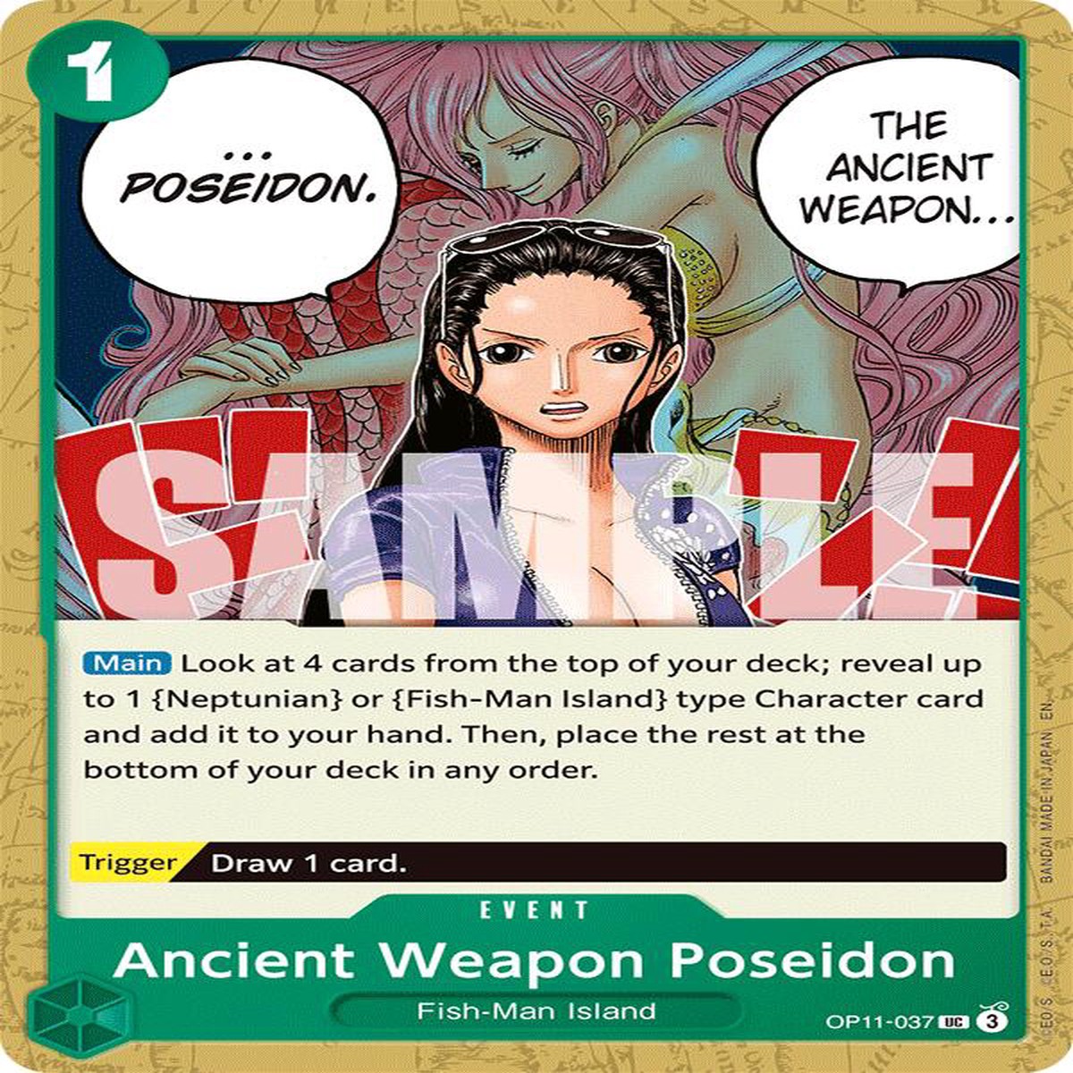 Ancient Weapon Poseidon OP11 - OP11-037