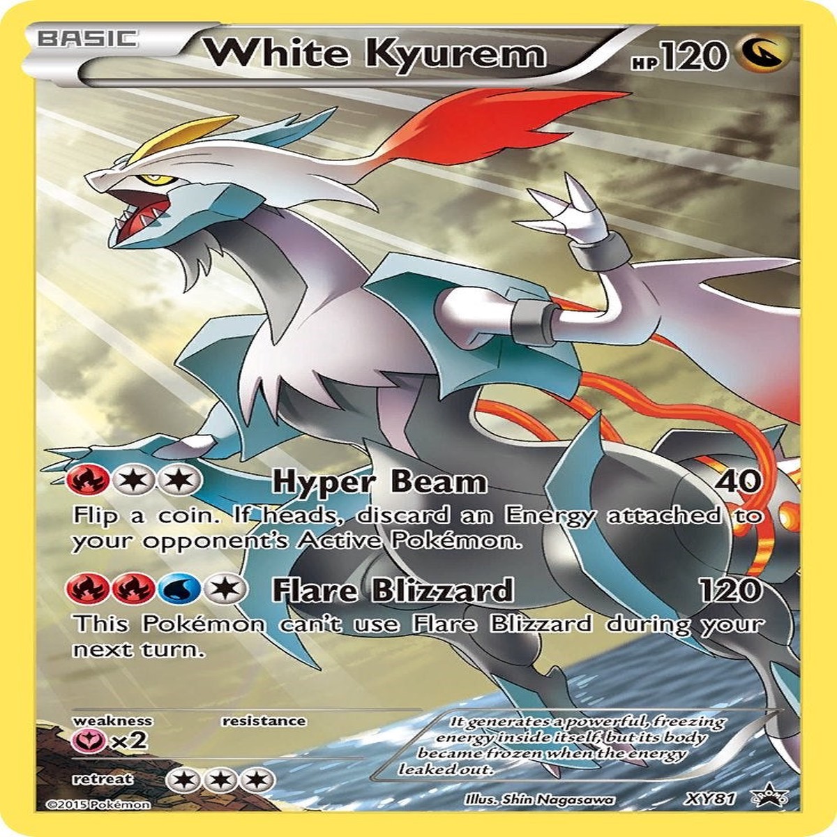 White Kyurem (Full Art Promo) PR - XY81