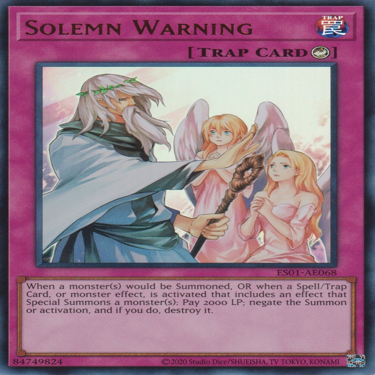 SOLEMN WARNING