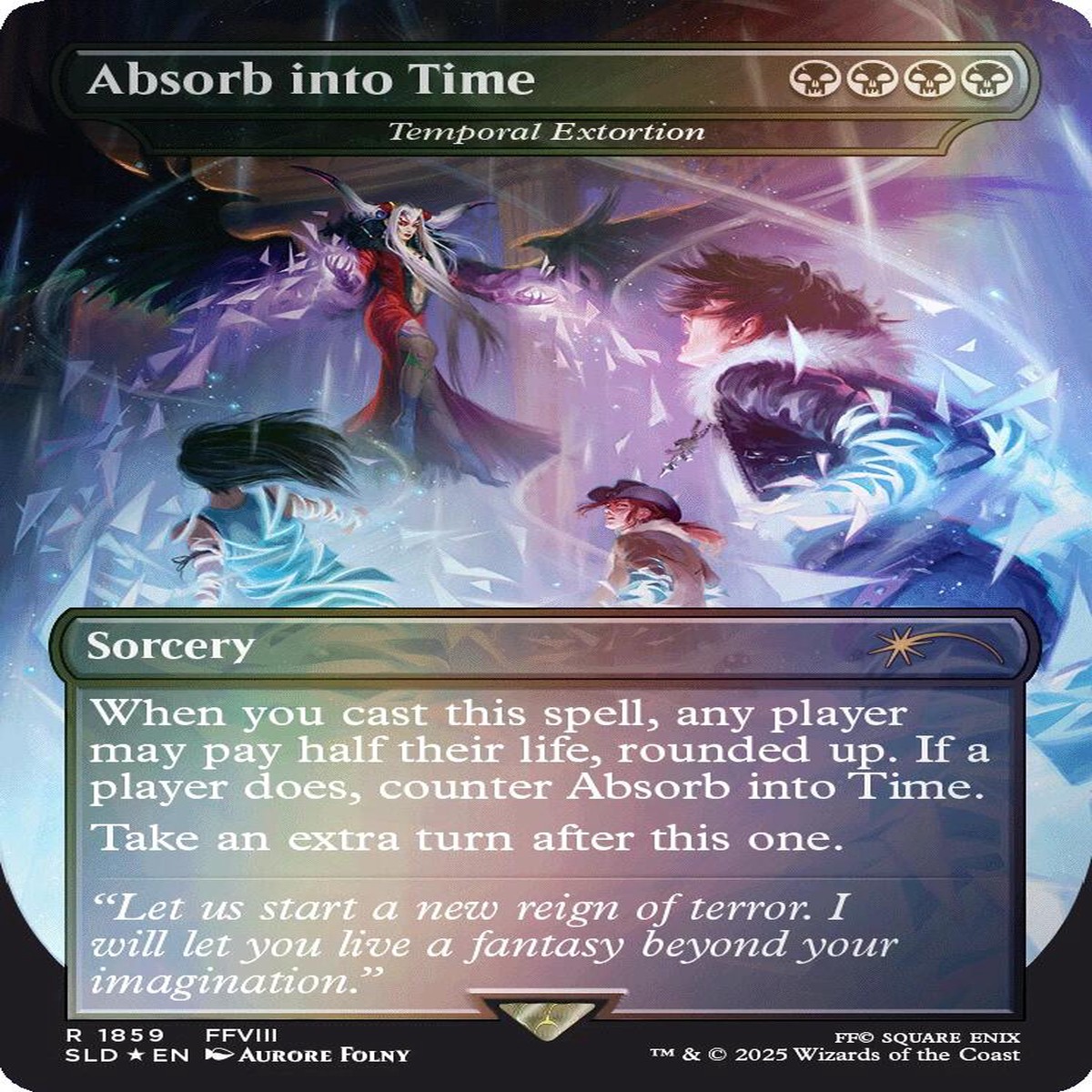 Absorb into Time - Temporal Extortion (Rainbow Foil) SLD - 1859