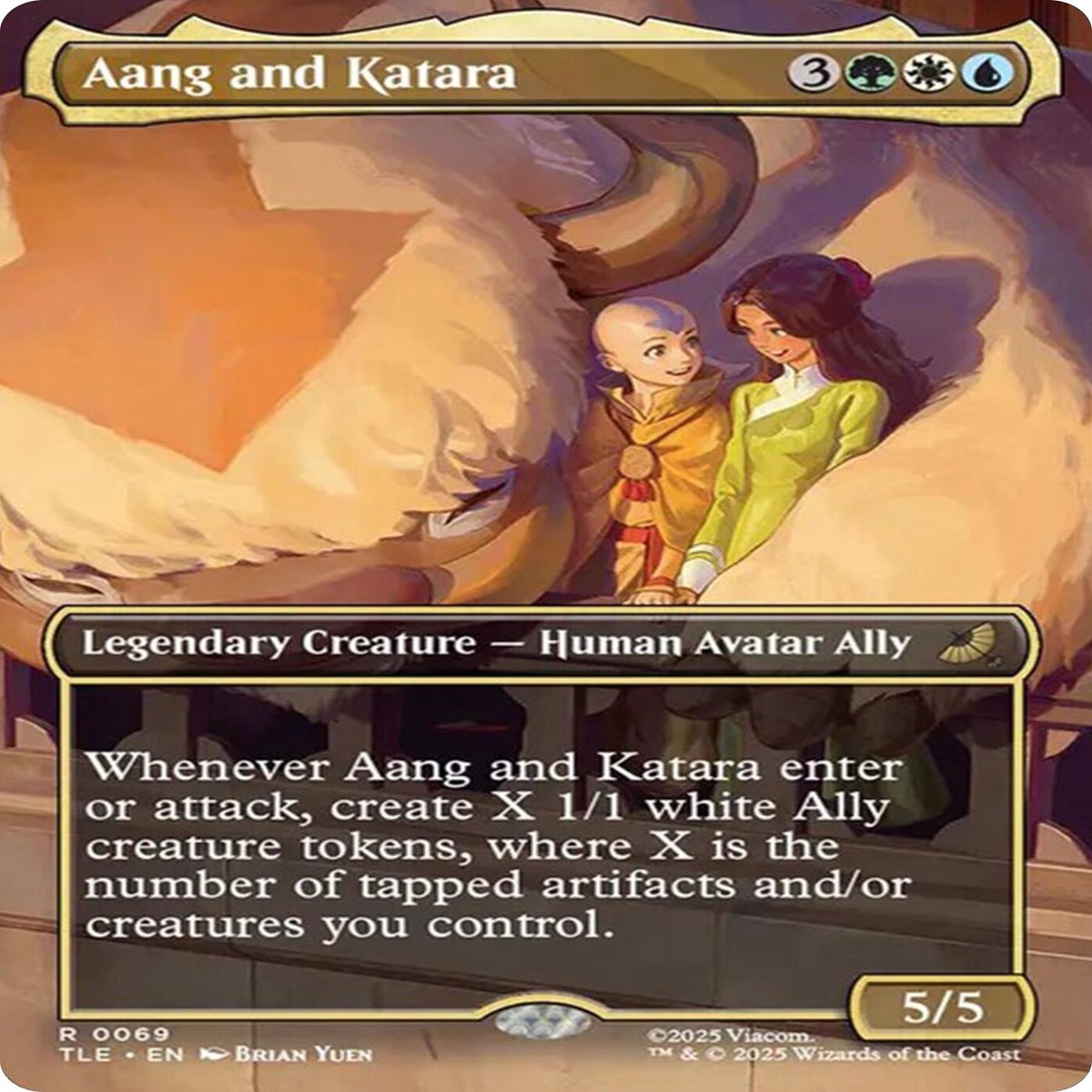 Aang and Katara (Borderless) TLE - 69
