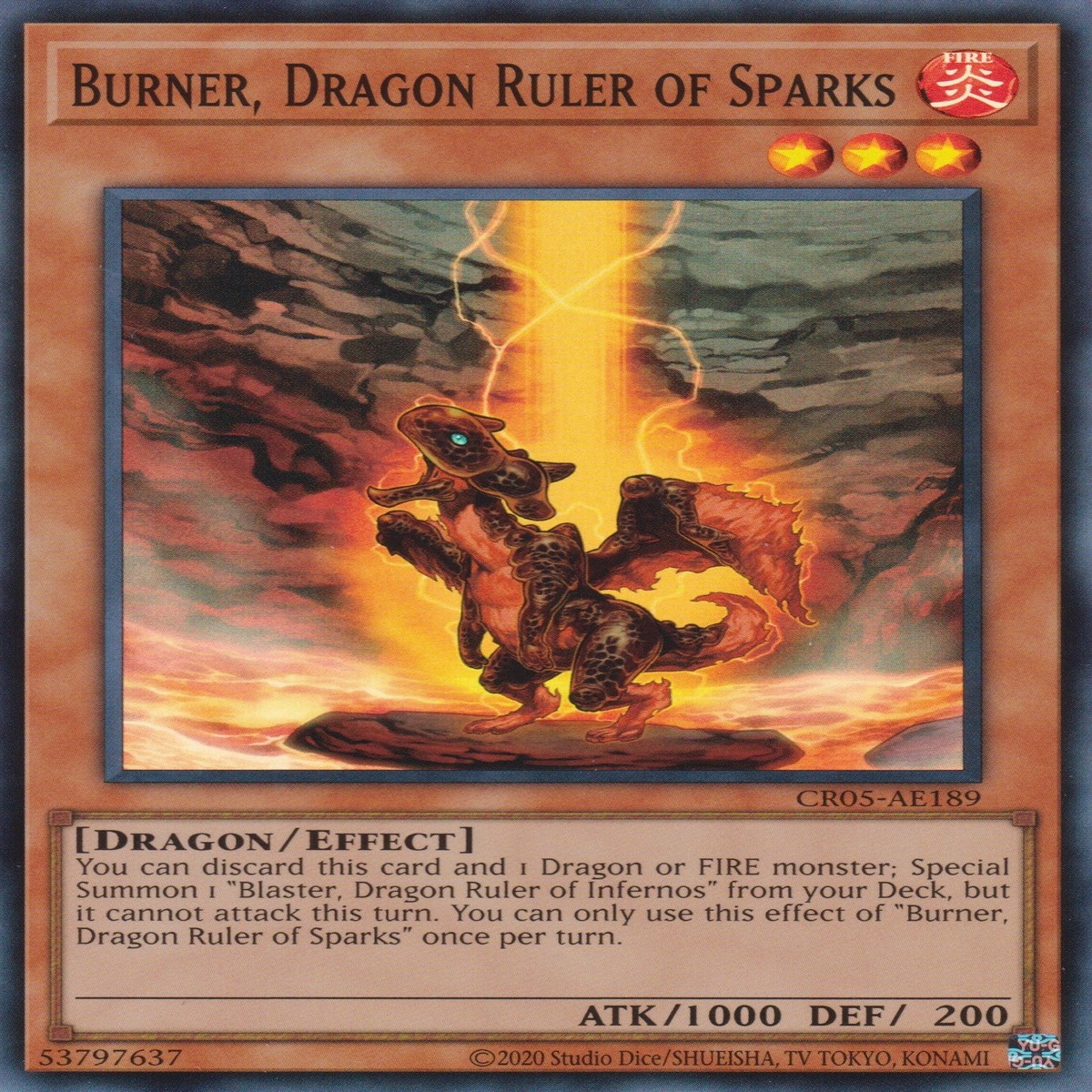 - Burner Dragon Ruler of Sparks