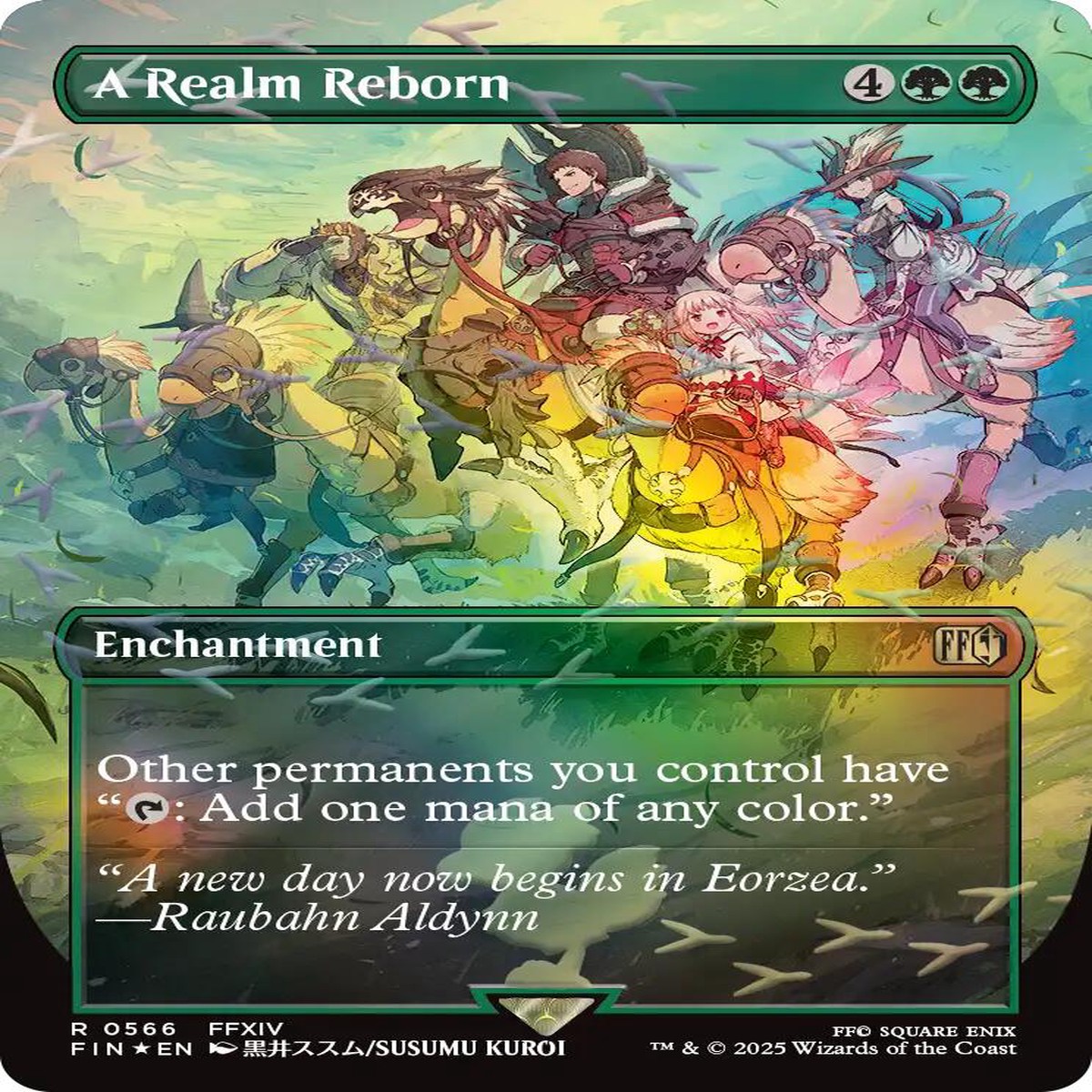 A Realm Reborn (Borderless) (Chocobo Track Foil) FIN - 566