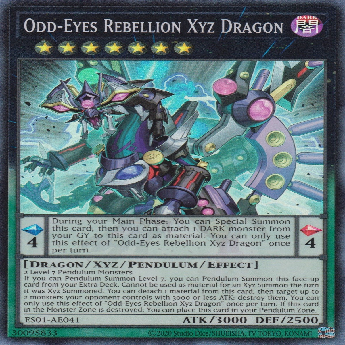 ODD-EYES REBELLION XYZ DRAGON