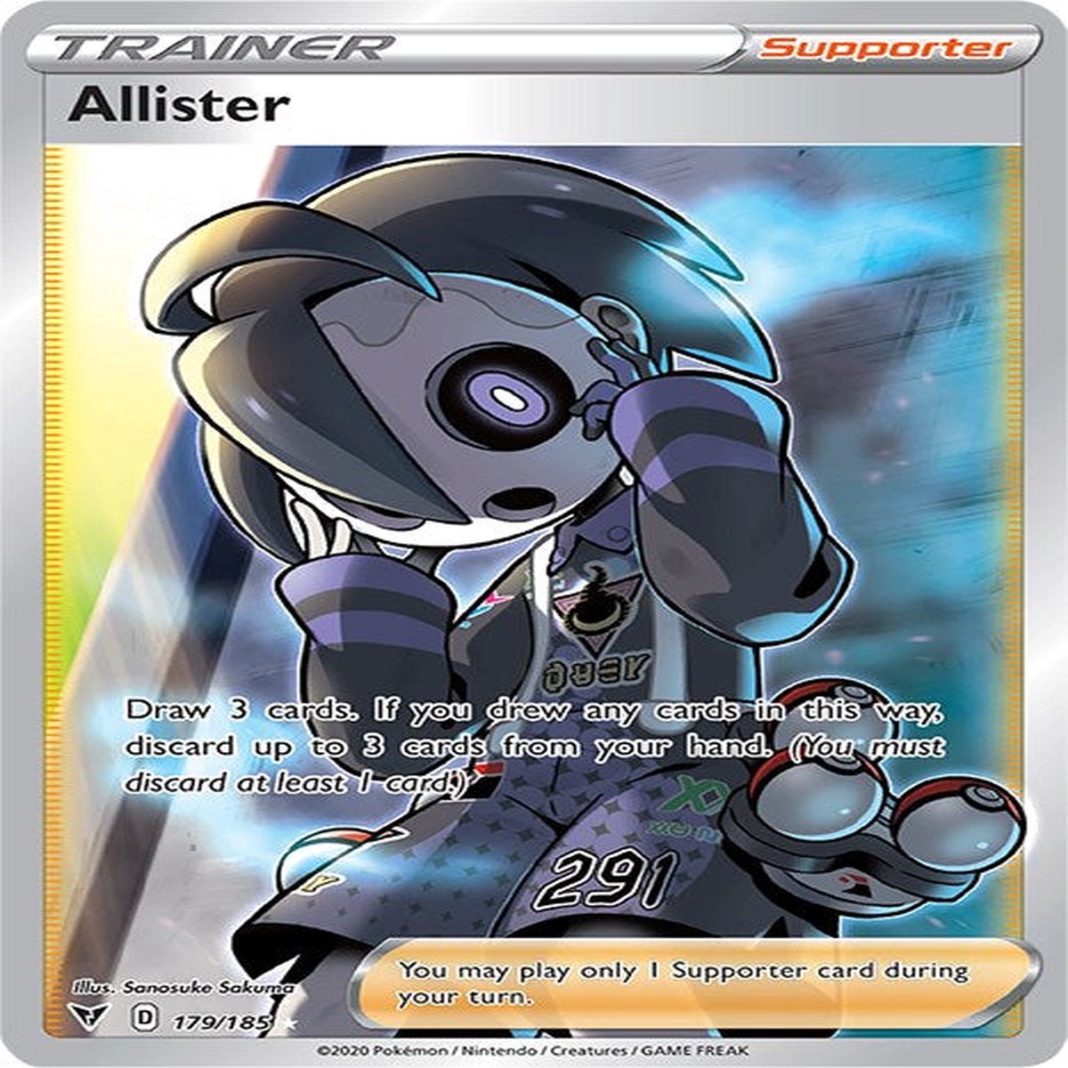 Allister (Full Art) SWSH04 - 179185
