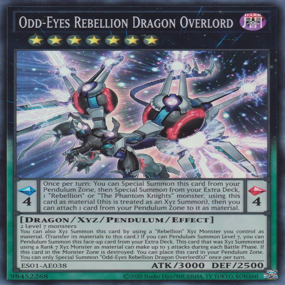 - - ODD-EYES REBELLION DRAGON OVERLORD