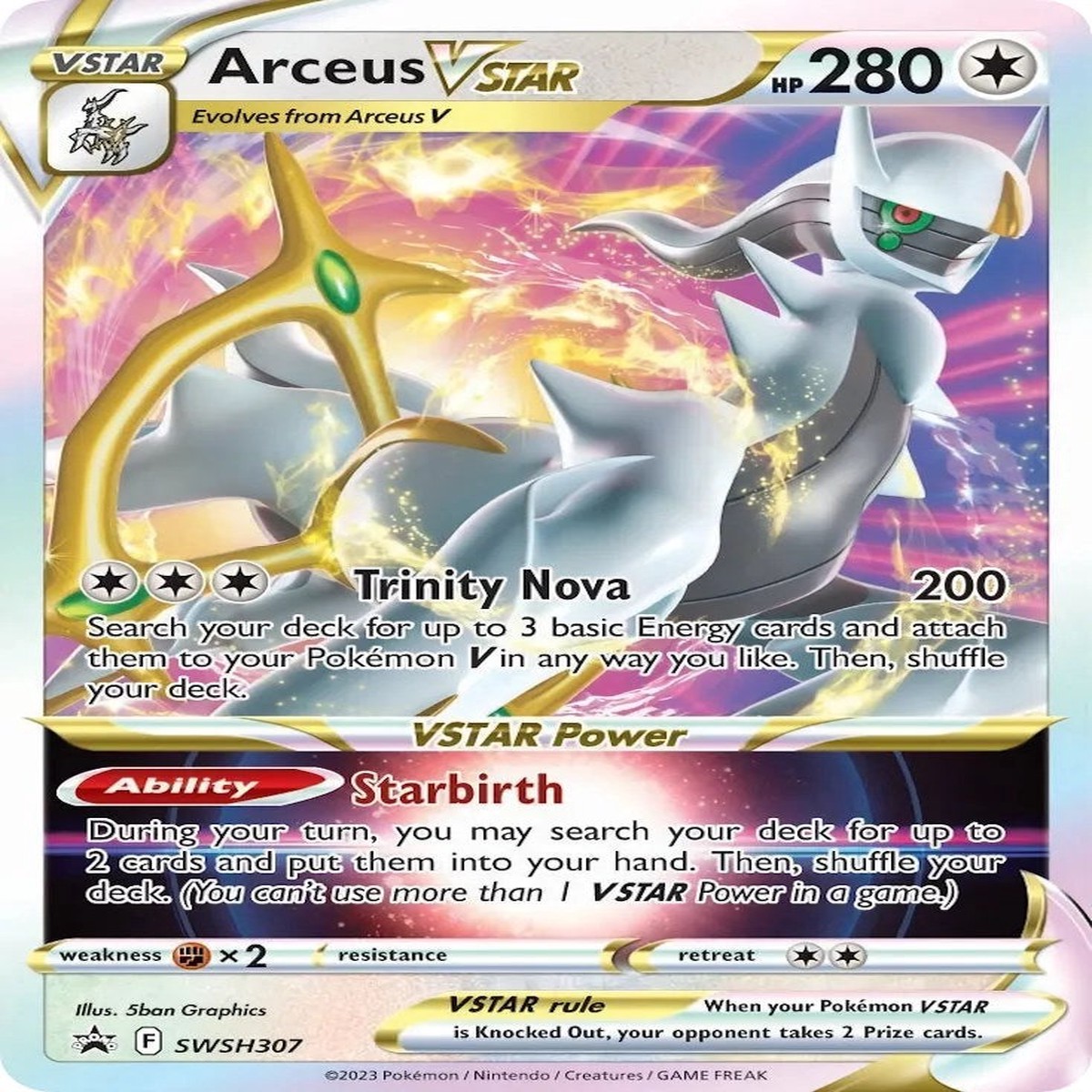 Arceus VSTAR - SWSH307 SWSD - SWSH307
