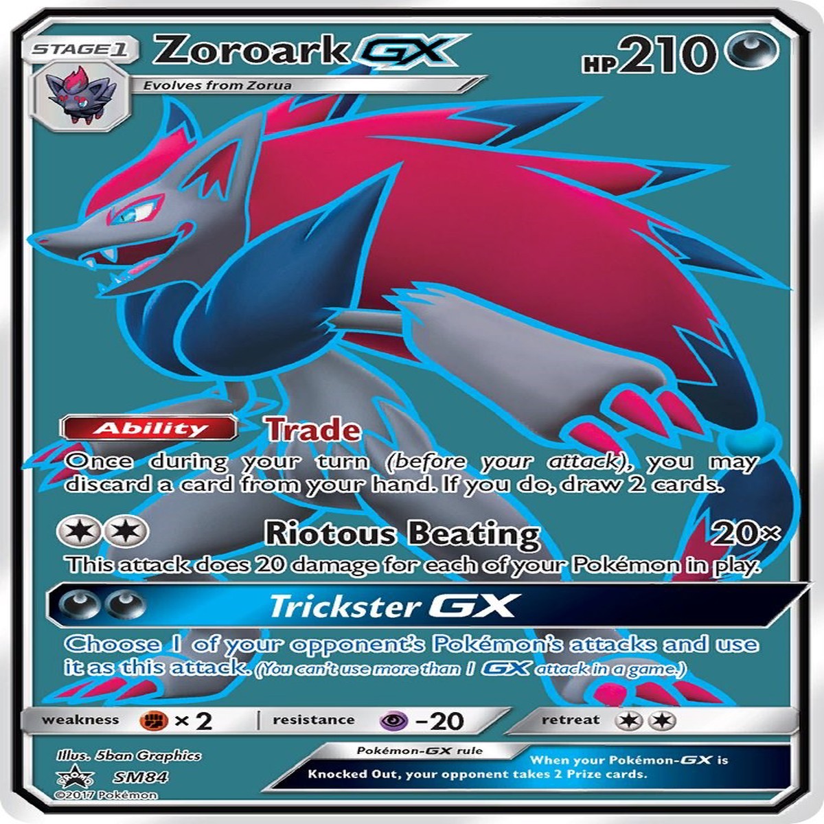 Zoroark GX - SM84 SMP - SM84