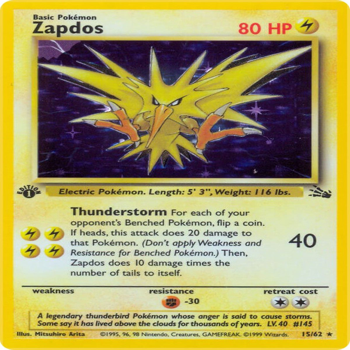 Zapdos (15) FO - 1562