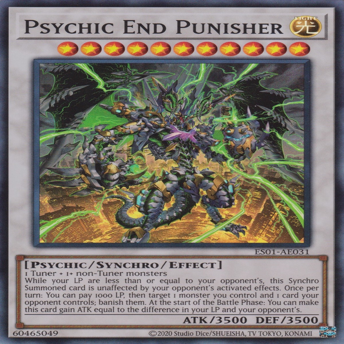 PSYCHIC END PUNISHER