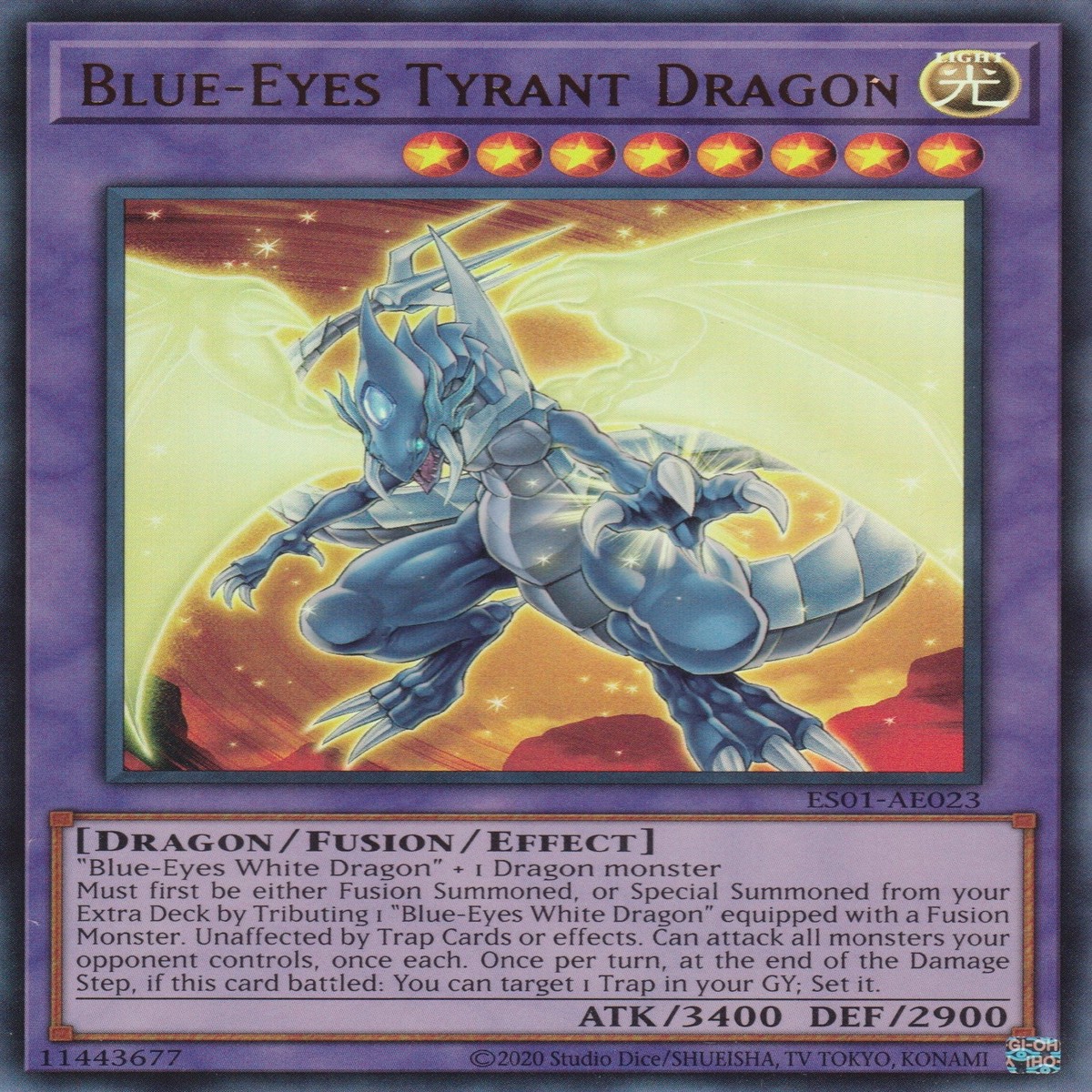 BLUE-EYES TYRANT DRAGON