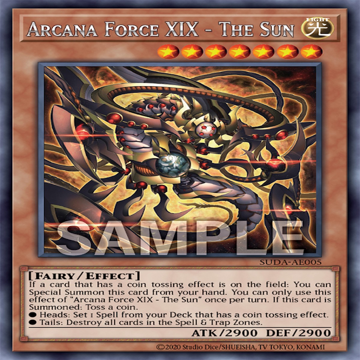 19 XIXTHE SUN Arcana Force XIX - The Sun