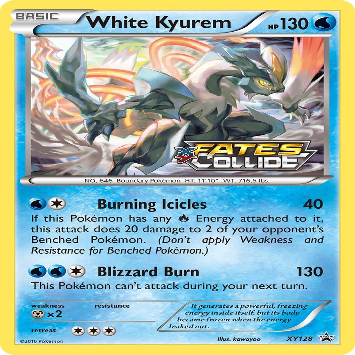 White Kyurem (Prerelease) PR - XY128