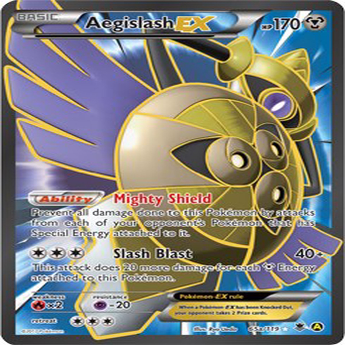 Aegislash EX - 65a119 PR - 065a119