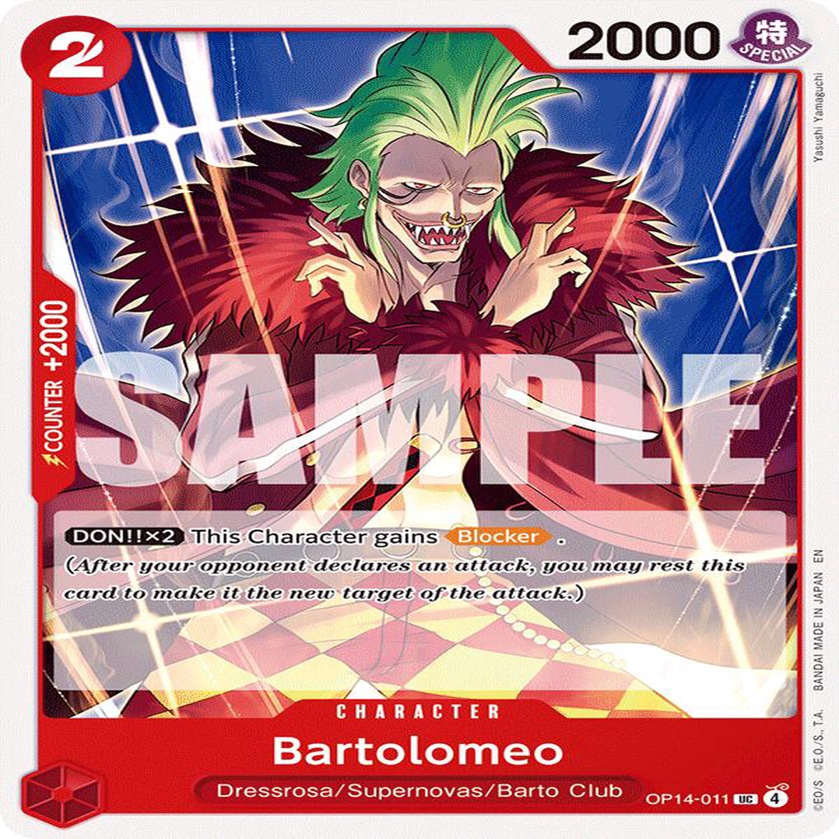 Bartolomeo OP14 - OP14-011