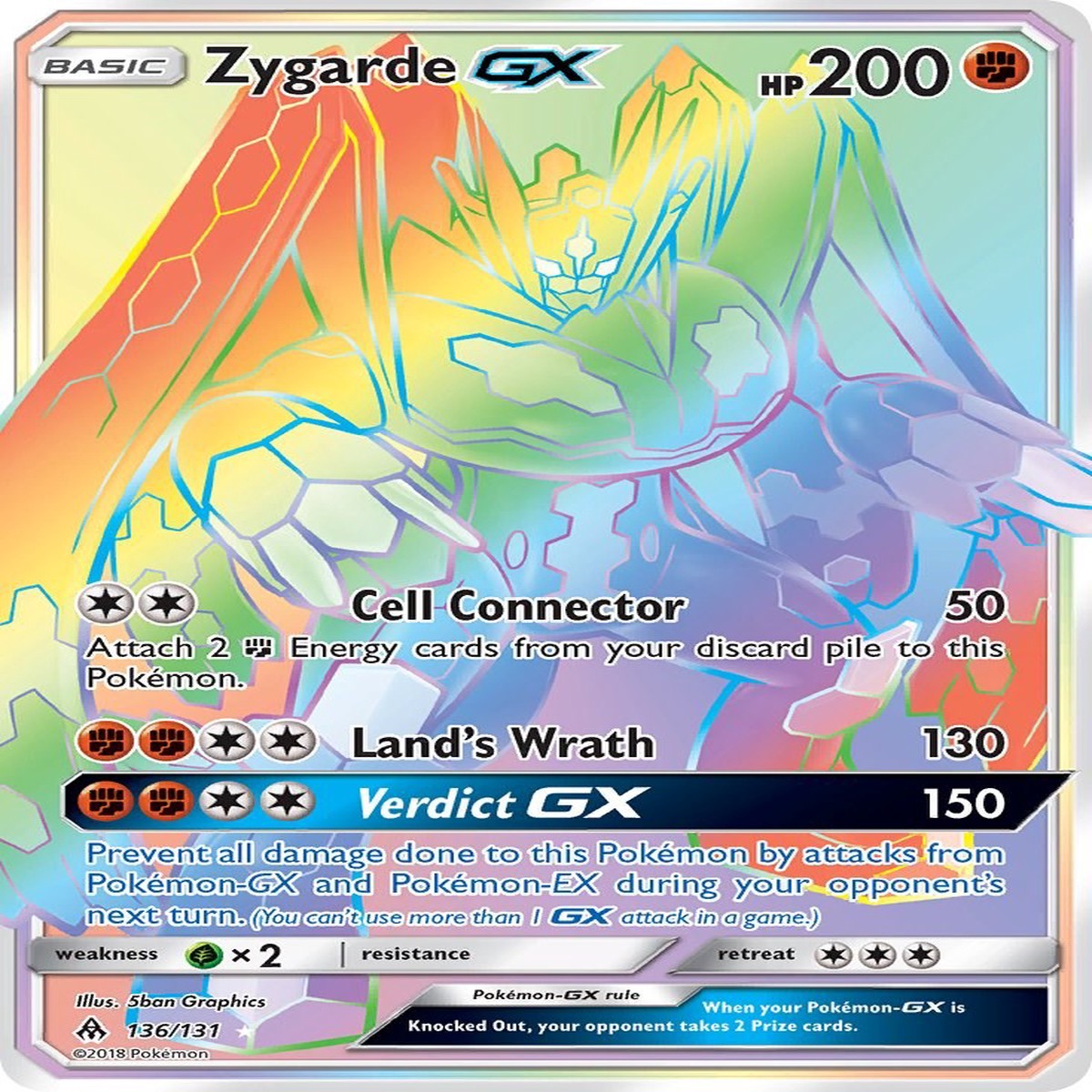 Zygarde GX (Secret) SM06 - 136131