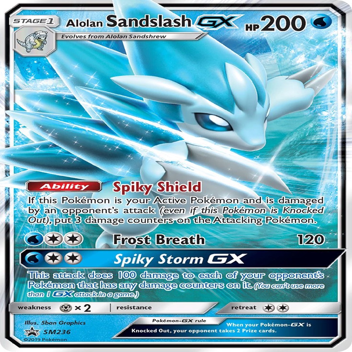 Alolan Sandslash GX - SM236 SMP - SM236
