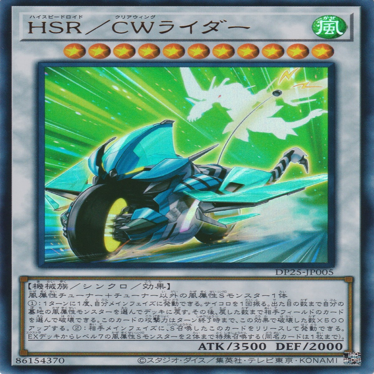 HSRCW HSRCW Hi-Speedroid Clear Wing Rider