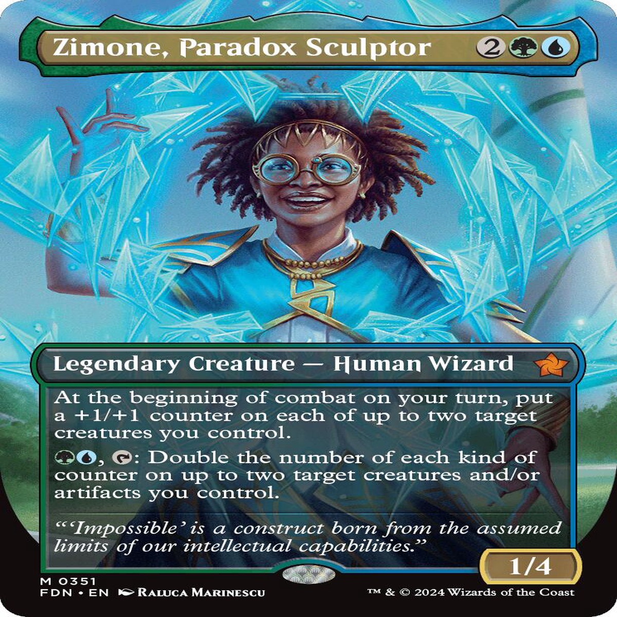 Zimone Paradox Sculptor (Borderless) FDN - 351