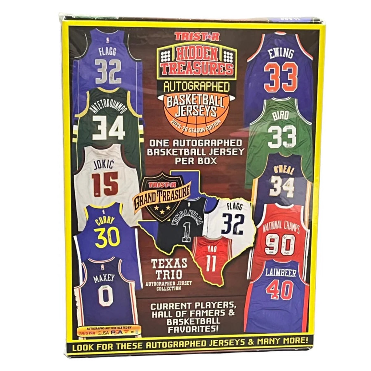 2025 Tristar Hidden Treasures Autographed Basketball Jersey 2025-26 Season Edition (1 Box)