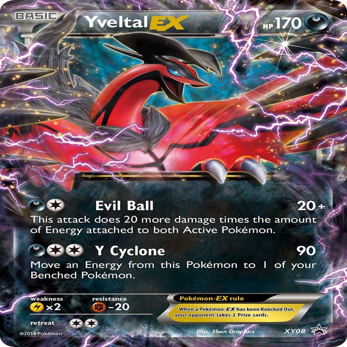 Yveltal EX - XY08 PR - XY08