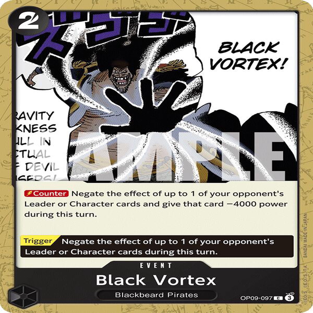 Black Vortex OP09 - OP09-097