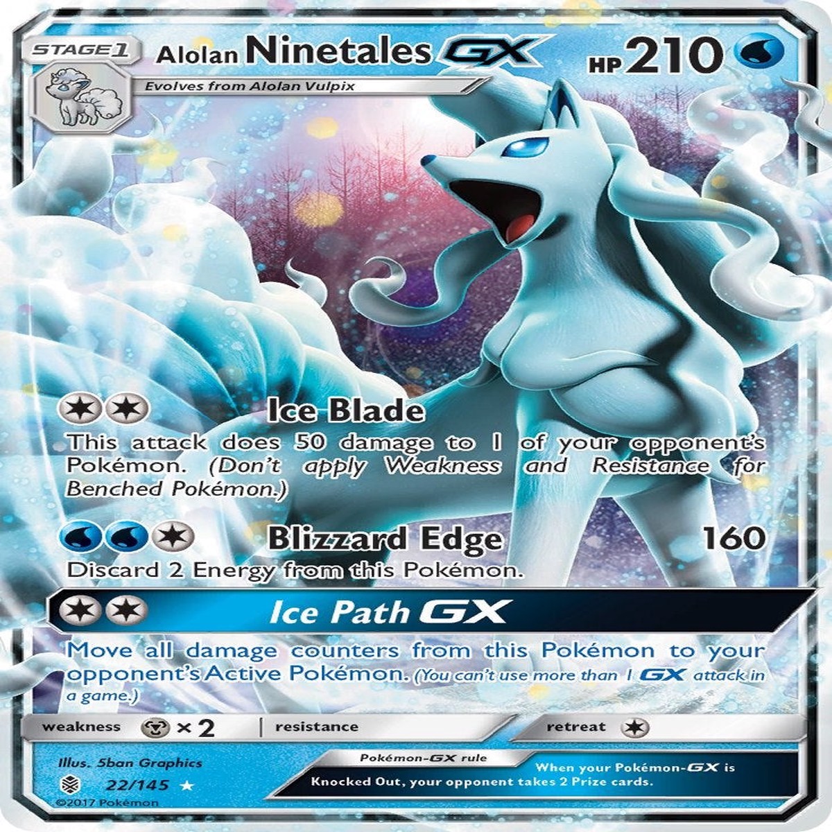 Alolan Ninetales GX SM02 - 22145