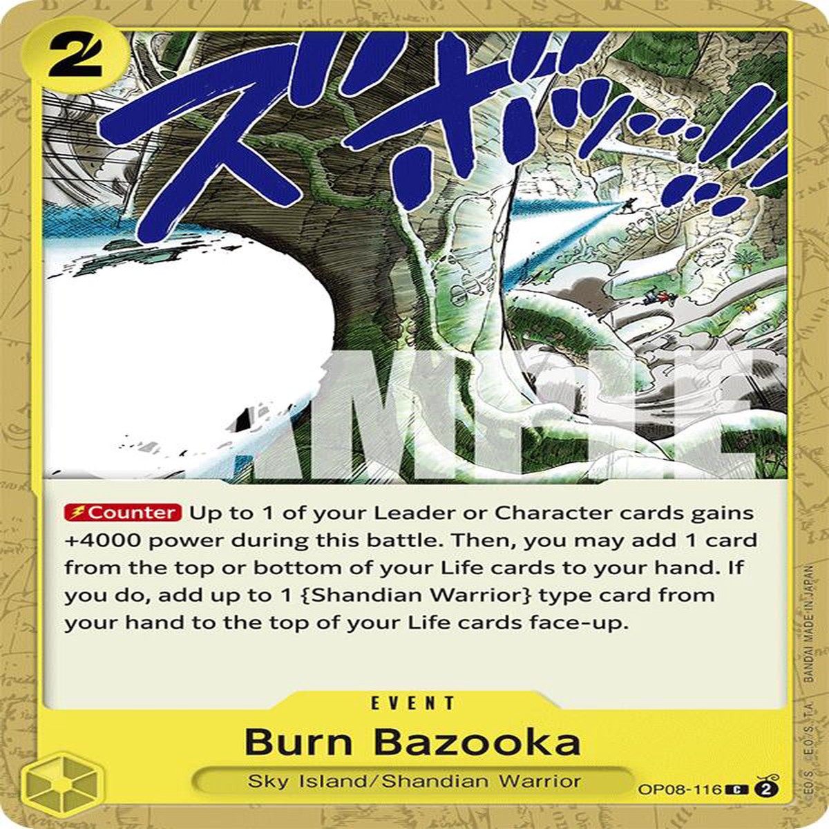 Burn Bazooka OP08 - OP08-116