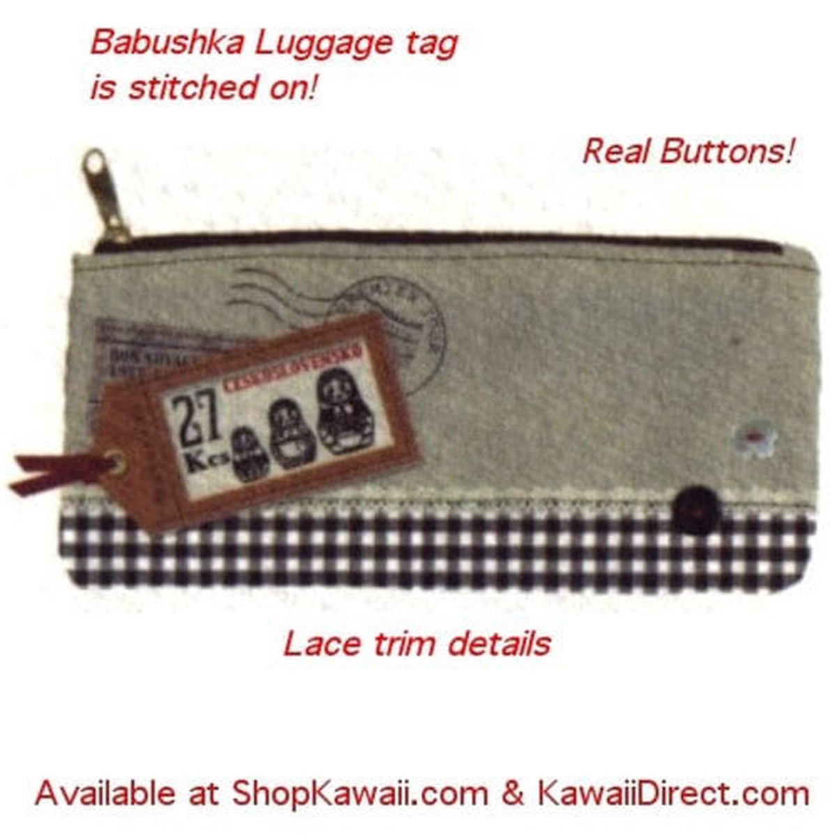 Q-Lia Russian Babushka Dolls Pen Make-up Pouch