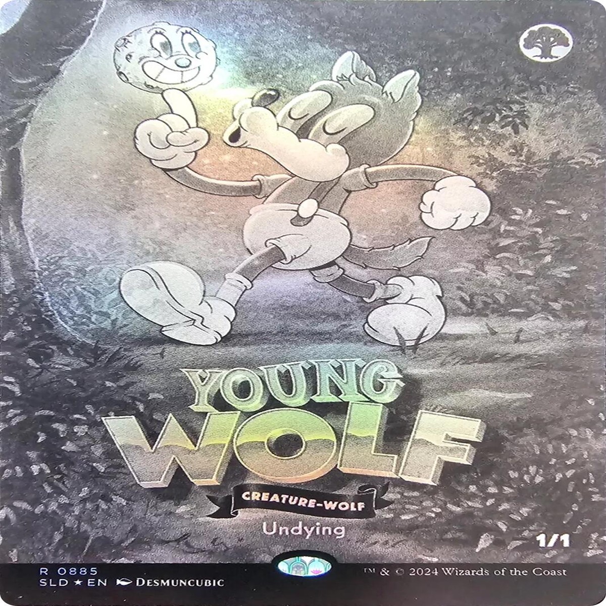 Young Wolf (Black White Foil) SLD - 885