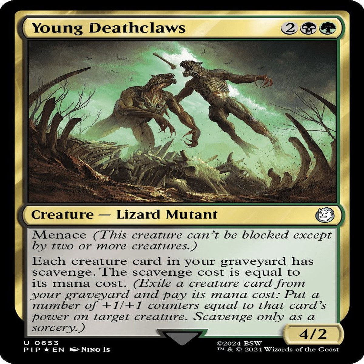 Young Deathclaws (Surge Foil) PIP - 653