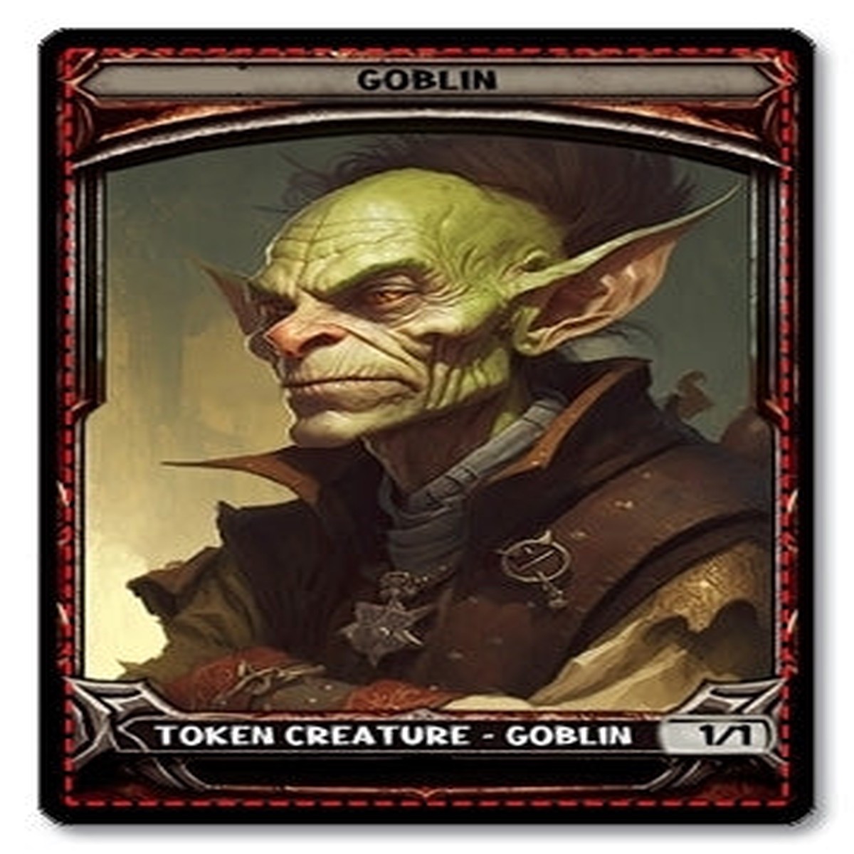 Goblin Token 11 - E4 Custom Foil Token