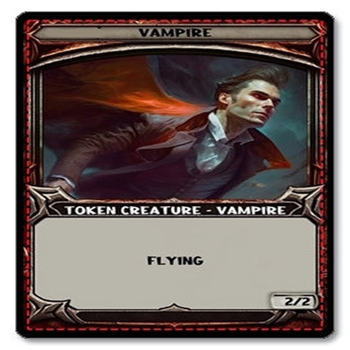 Vampire Token 22 Flying - E4 Custom Foil Token
