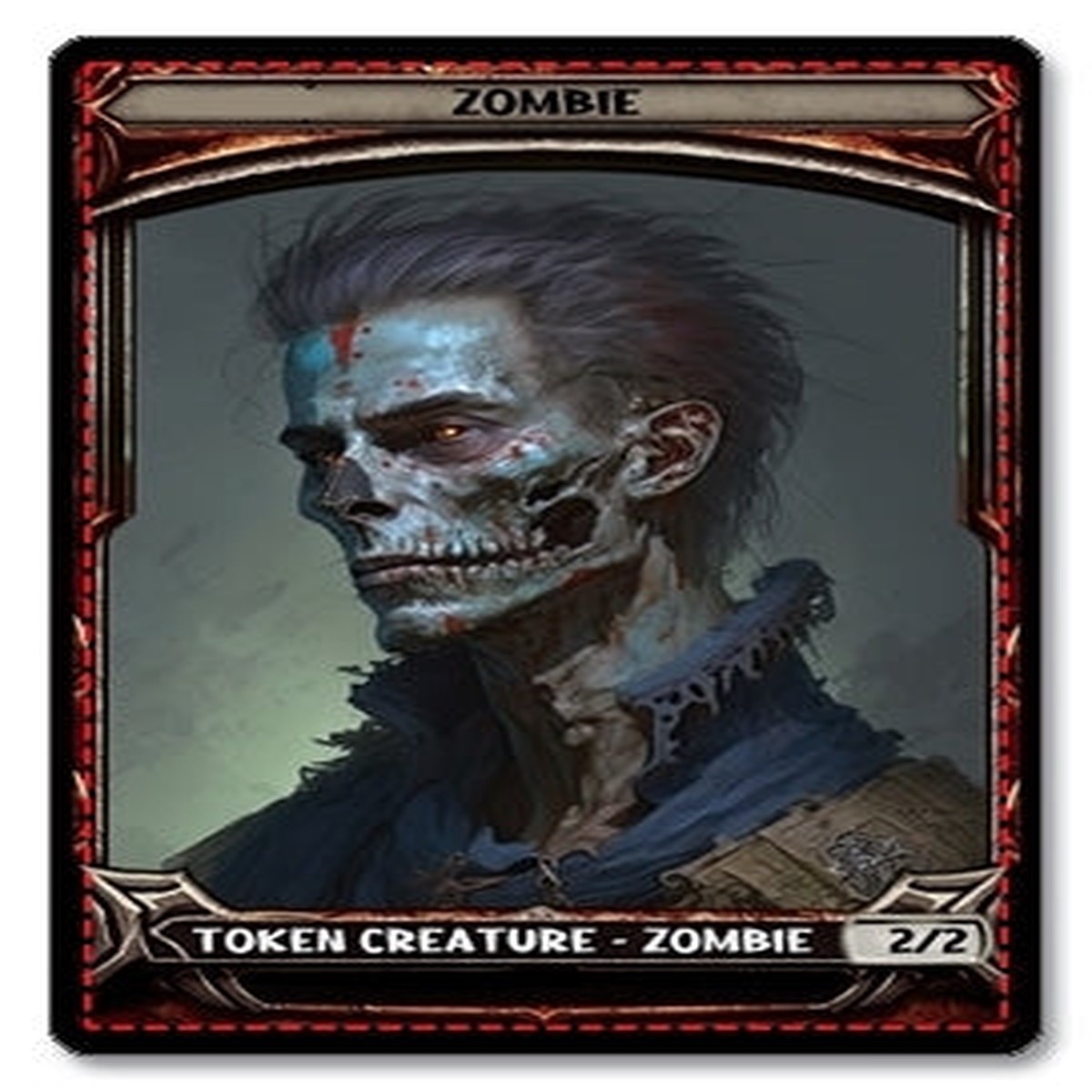 Zombie Token 22 - E4 Custom Foil Token