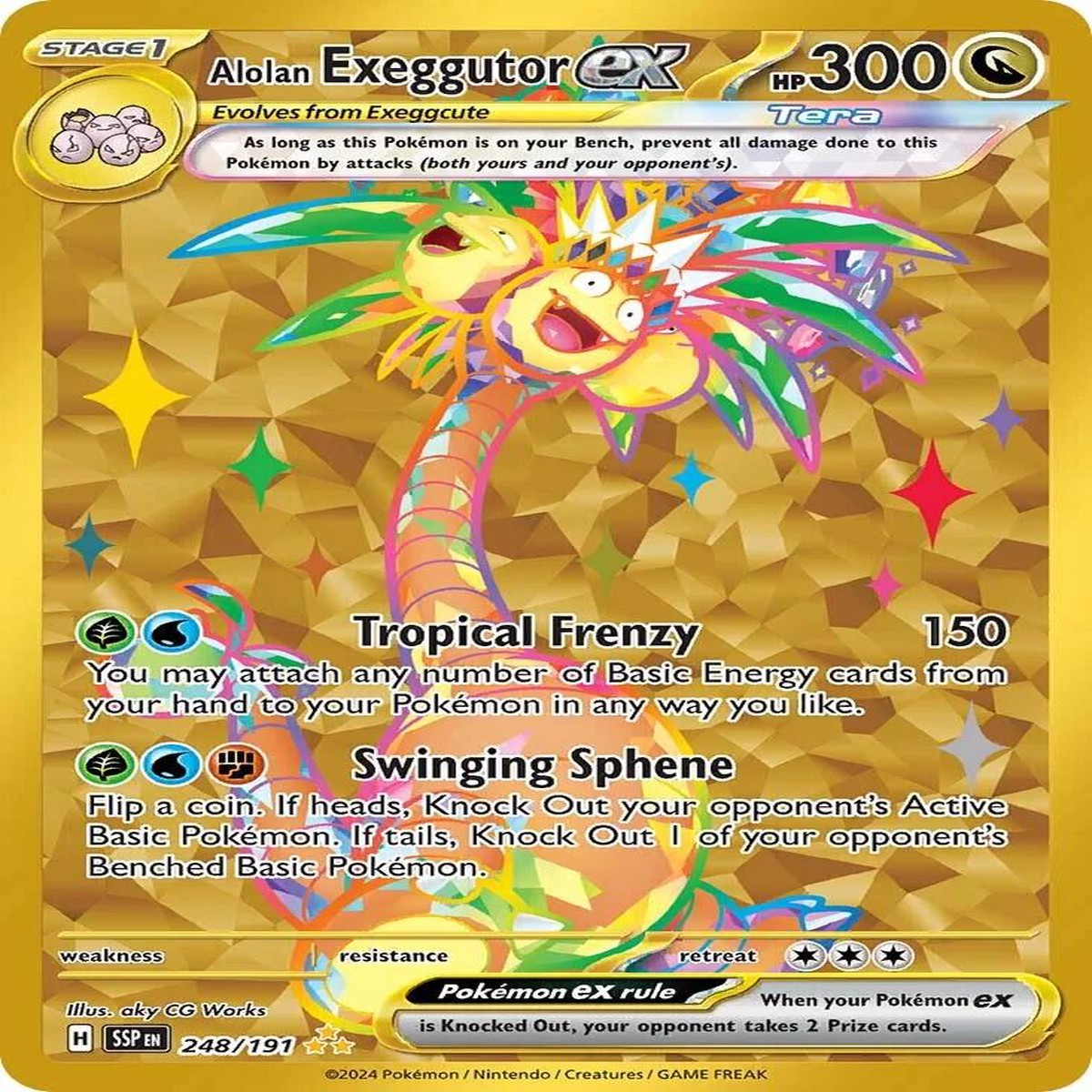 Alolan Exeggutor ex - 248191 SSP - 248191