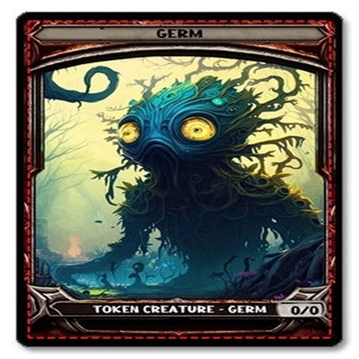 Germ Token 00 - E4 Custom Foil Token