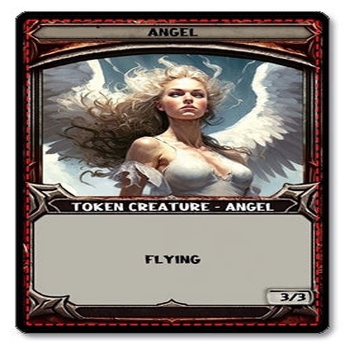 Angel Token 33 Flying - E4 Custom Foil Token