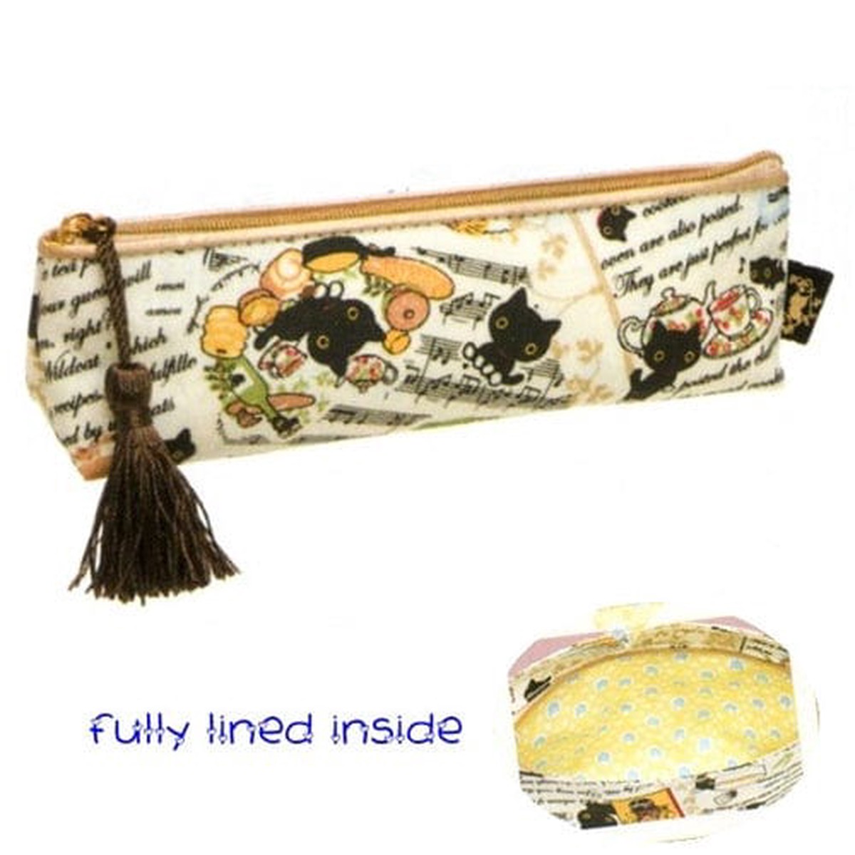 San-X Kutusita Nyanko Mountain Cat 7 Pen Makeup Pouch