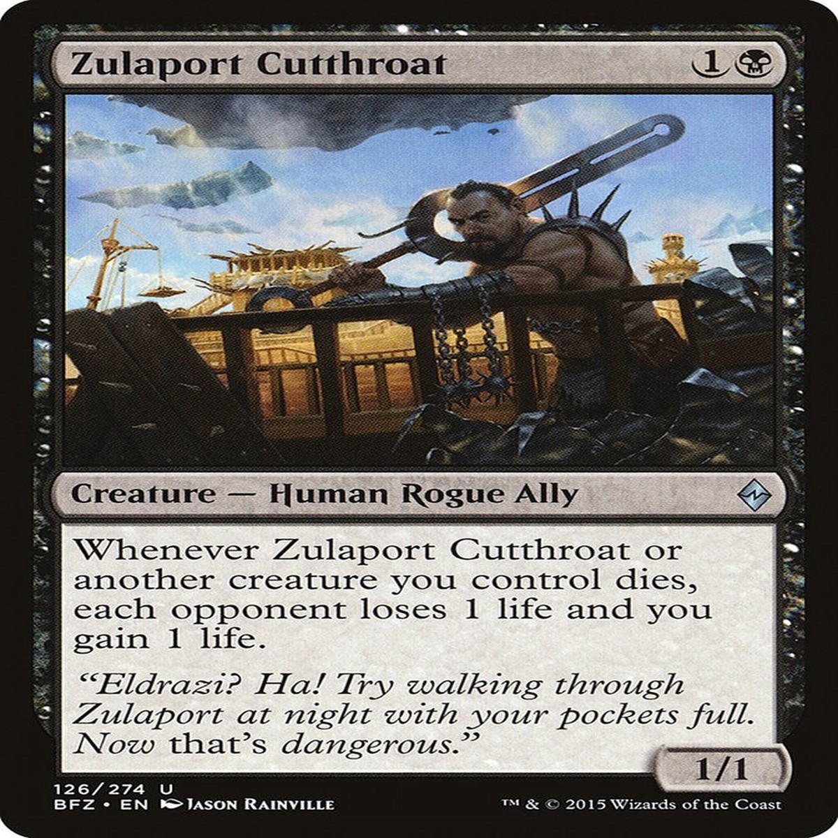 Zulaport Cutthroat BFZ - 126